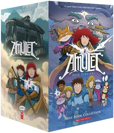 Amazon.com: Amulet #1-8 Box Set: 9781338328189: Kibuishi, Kazu